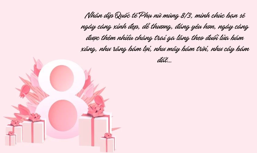 Thiệp 8/3 tặng đến phái nữ