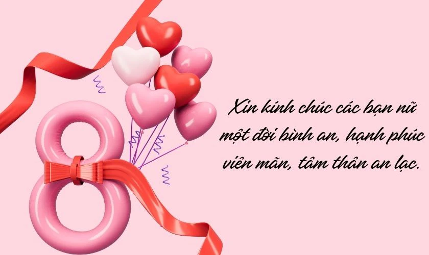 Chúc các chị em một đời bình an