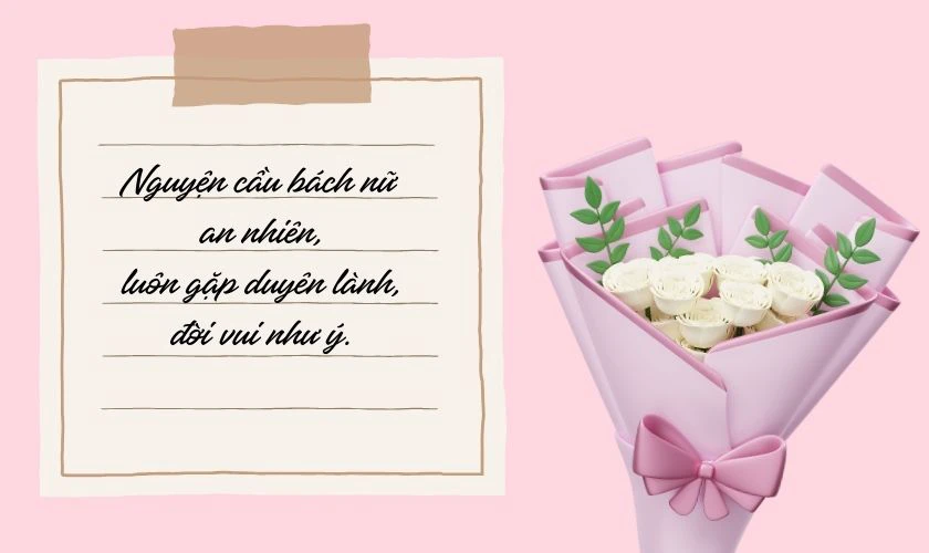 Nguyện cầu cho các bạn nữ luôn yêu đời, an yên
