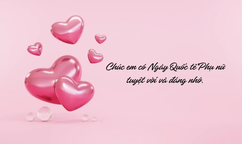 Mẫu thiệp 8/3 3D ấn tượng độc đáo