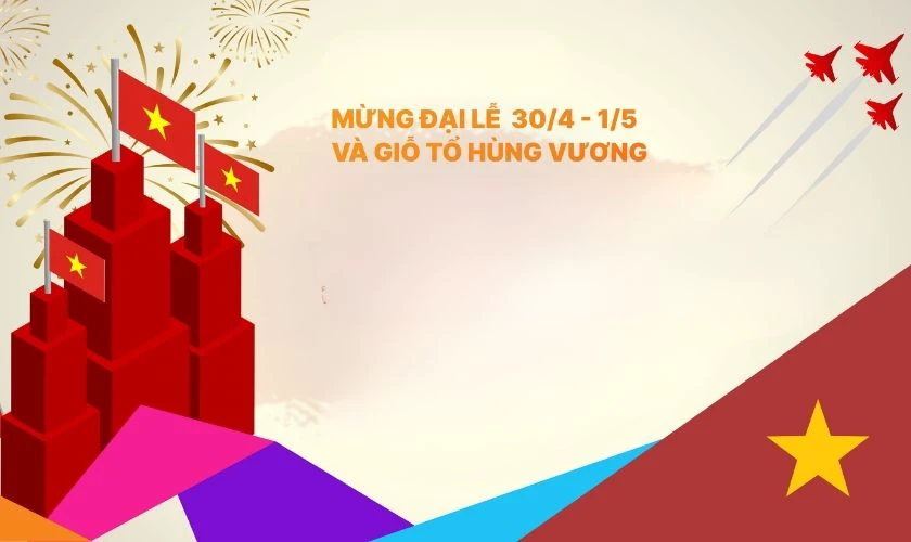 Thiệp chúc mừng 30/4 1/5 cho người yêu HD