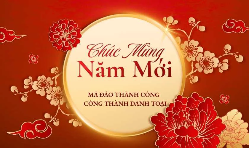 Thiệp chúc Tết 2026 Bính Ngọ đẹp