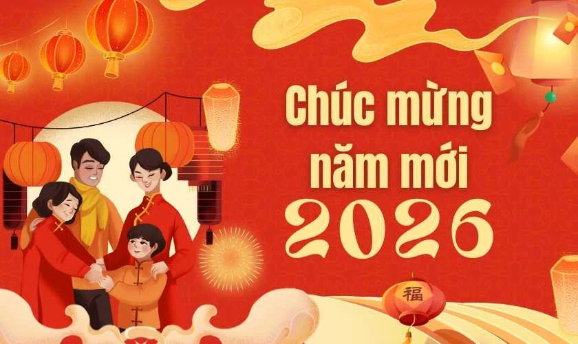 Thiệp chúc Tết 2026 cho vợ