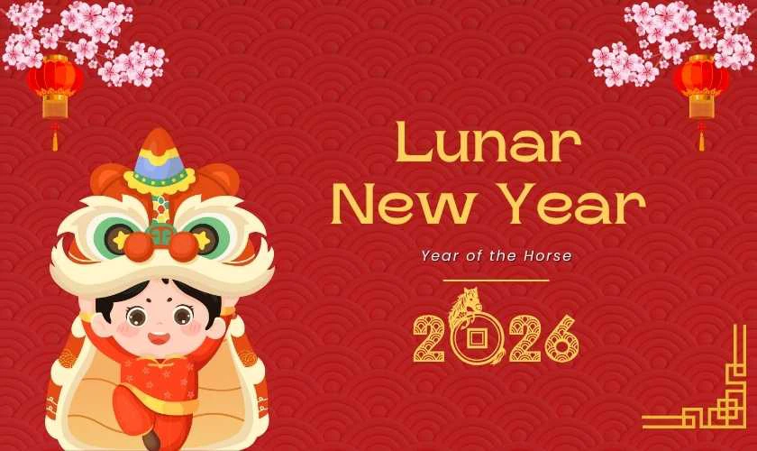 Thiệp chúc Tết 2026 Bính Ngọ cho nhân viên đẹp nhất