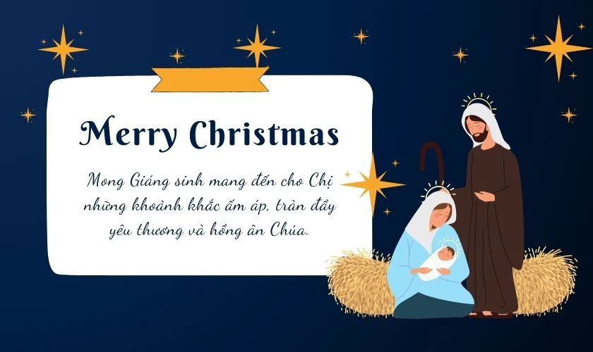 Thiệp Noel cho anh, chị, em ý nghĩa