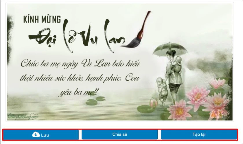 C&aacute;ch l&agrave;m thiệp Vu lan b&aacute;o hiếu tại nh&agrave; bước 5