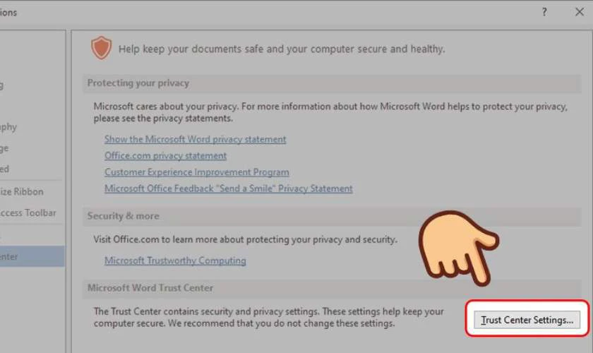 Sửa lỗi This file type is not supported in protected view đơn giản
