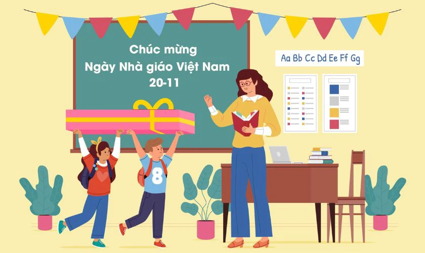 Thơ hay tự sáng tác tặng cô thầy nhân ngày 20/11