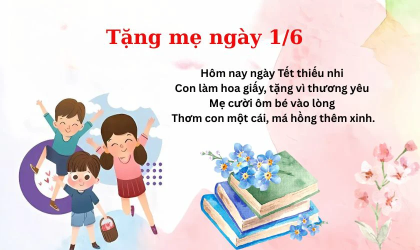 Thơ 1/6 viết về gia đình