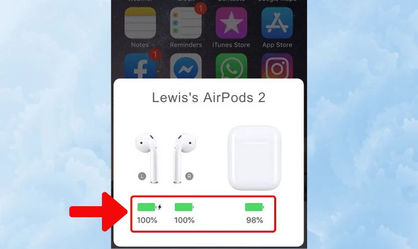 C&aacute;ch kiểm tra thời lượng pin Airpods 2 ch&iacute;nh x&aacute;c
