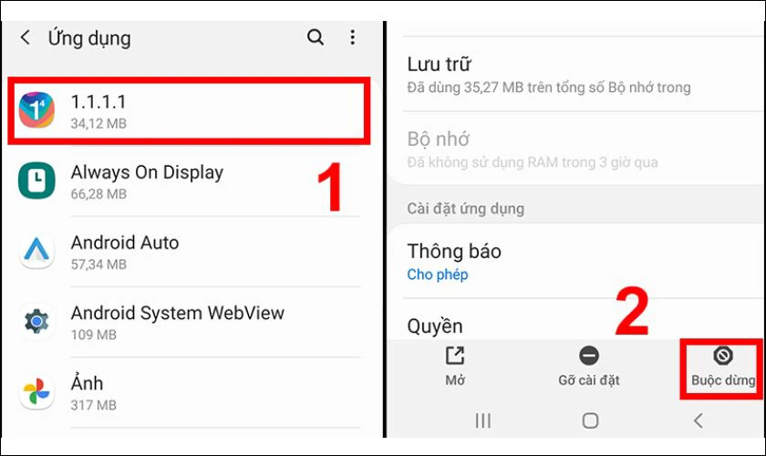 Tắt hết c&aacute;c ứng dụng chạy ngầm