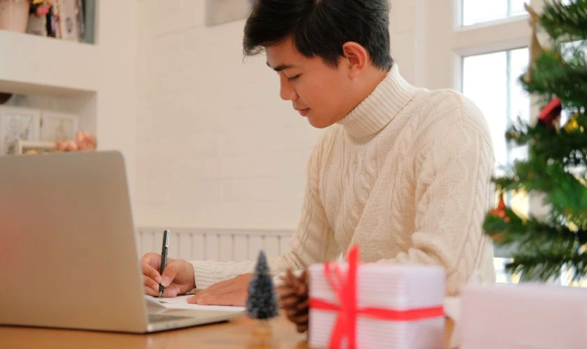 C&aacute;ch viết thư Gi&aacute;ng Sinh hay v&agrave; &yacute; nghĩa