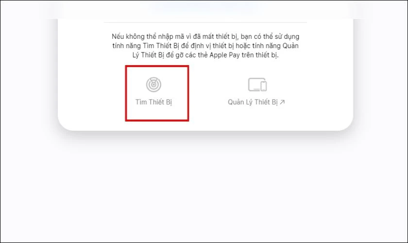 Đăng nhập bằng t&agrave;i khoản Apple ID của bạn v&agrave; chọn T&igrave;m thiết bị