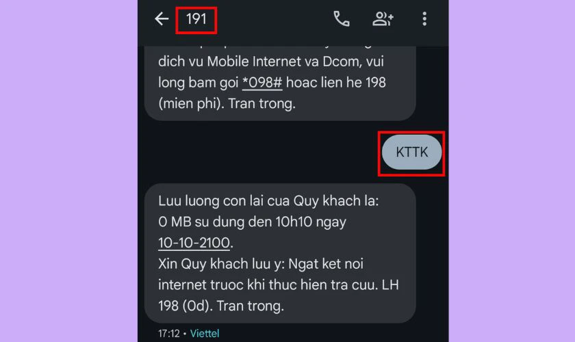 Thủ thuật nh&agrave; mạng - C&aacute;ch tra cứu dung lượng 4G Viettel