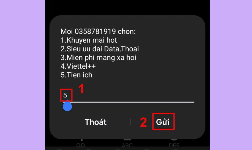 ểm tra dung lượng 4G Viettel c&ograve;n lại