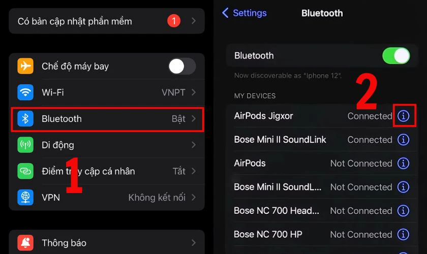 Thủ thuật thiết bị đặt t&ecirc;n lại cho AirPods