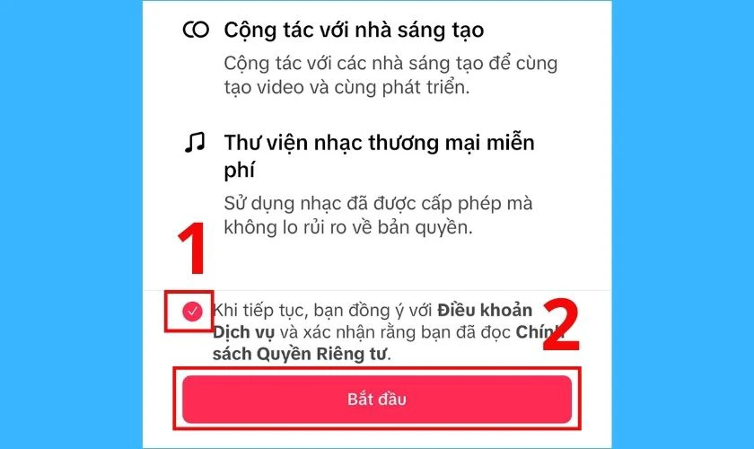 Hướng dẫn đăng ký tích xanh TikTok doanh nghiệp