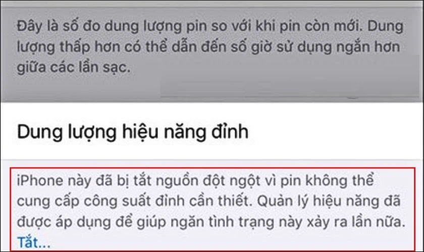 Ý nghĩa của những dòng chữ trong tình trạng pin iPhone