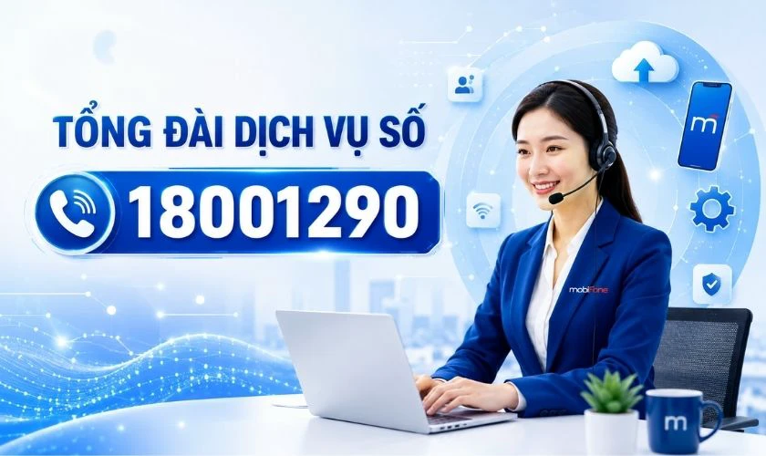 Tổng đài dịch vụ số MobiFone 18001290