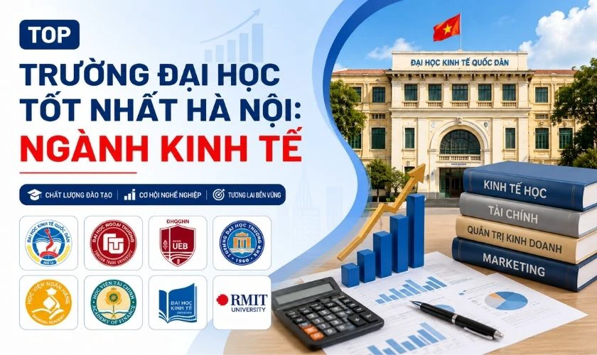 Top trường đại học tốt nhất Hà Nội: Ngành Kinh tế