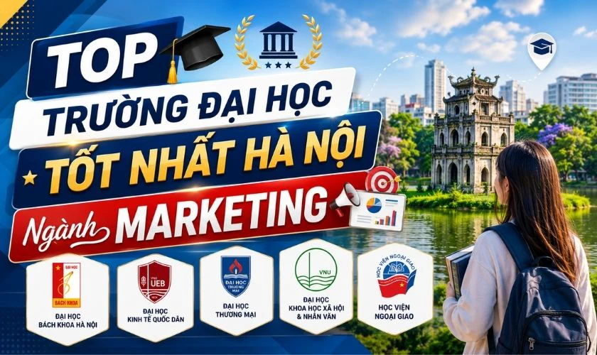 Top 20 trường đại học tốt nhất Hà Nội: Ngành Marketing