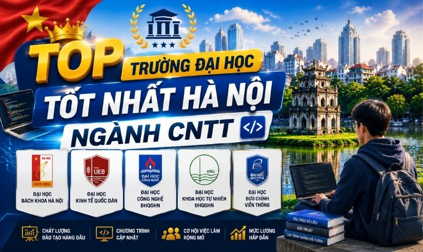 Top trường đại học tốt nhất Hà Nội: Ngành CNTT