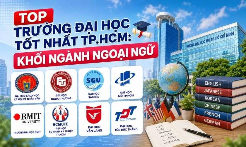 TOP trường Đại học tốt nhất TP.HCM ngành Ngoại ngữ