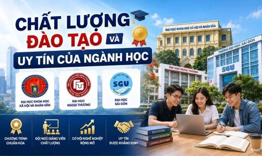 Chất lượng đào tạo và uy tín của ngành học