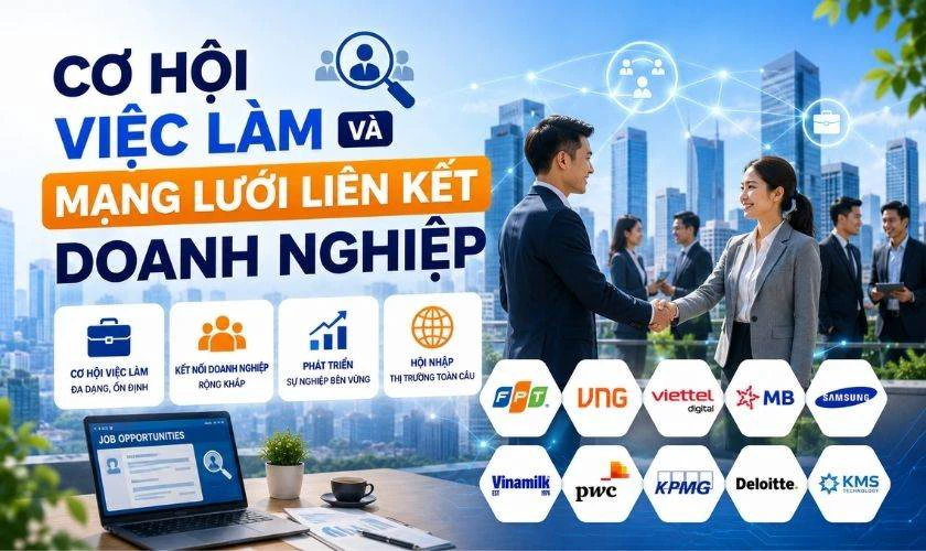 Cơ hội việc làm và mạng lưới liên kết doanh nghiệp
