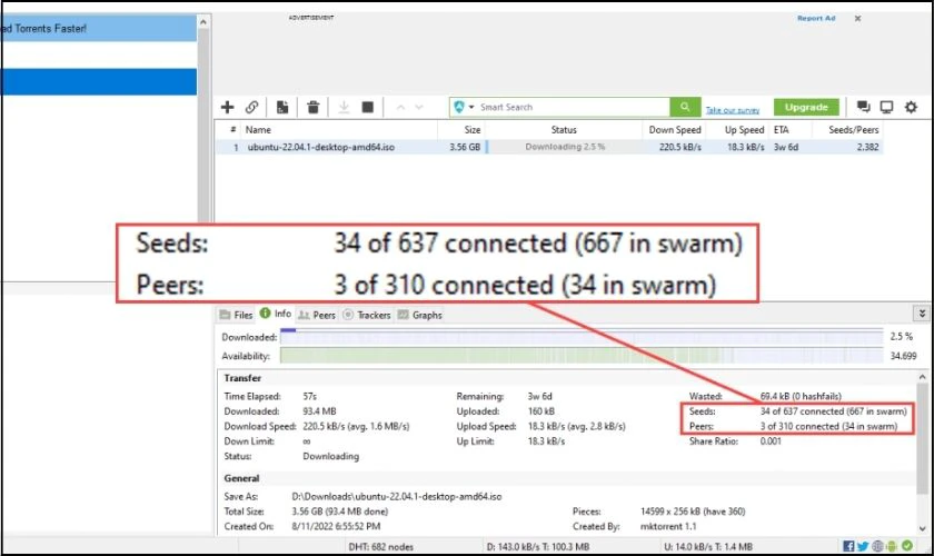 BitTorrent Client l&agrave; phần mềm gi&uacute;p bạn mở v&agrave; tải file .torrent