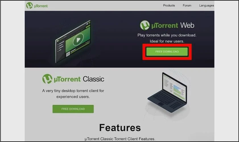 C&aacute;ch tải file Torrent bằng uTorrent đơn giản