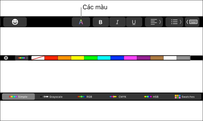 Thay đổi màu sắc