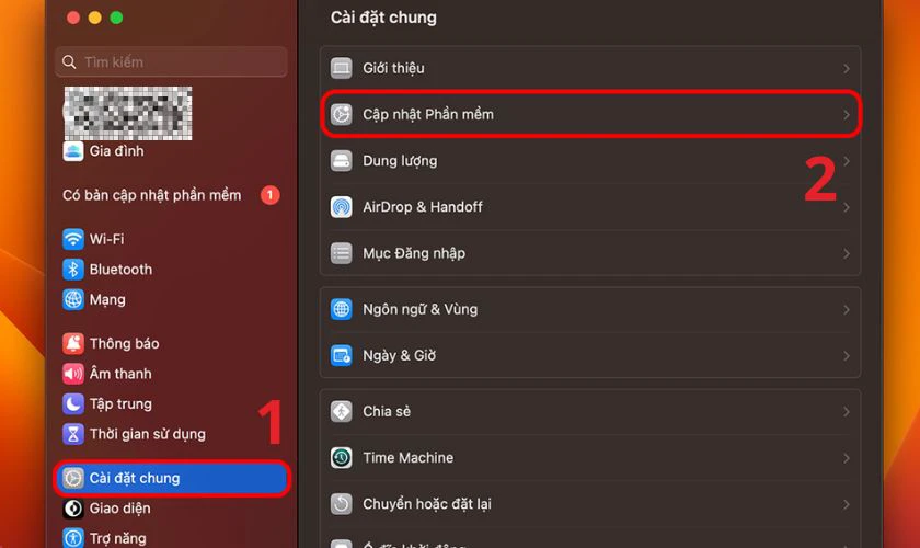 Cập nhật macOS khi gặp lỗi Touch Bar