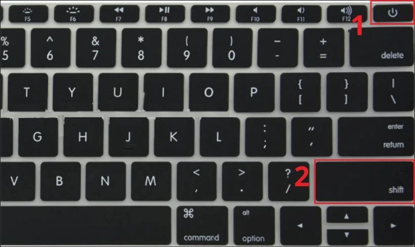 Bật chế độ Safe Mode