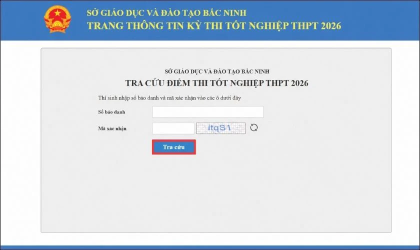 Tra cứu điểm thi tốt nghiệp THPT Bắc Ninh ở đâu