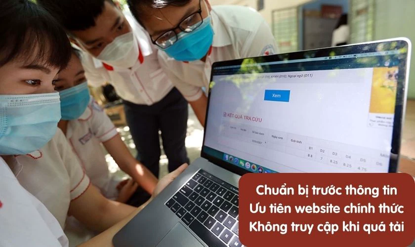 Lưu ý khi tra cứu điểm thi tốt nghiệp THPT Đà Nẵng