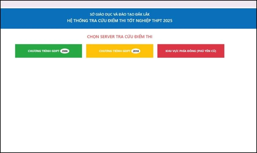 Cách tra cứu điểm thi tốt nghiệp THPT Đắk Lắk