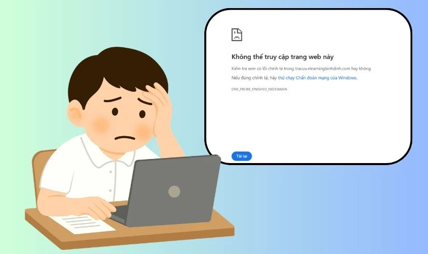 Truy cập vào các đường link giả mạo