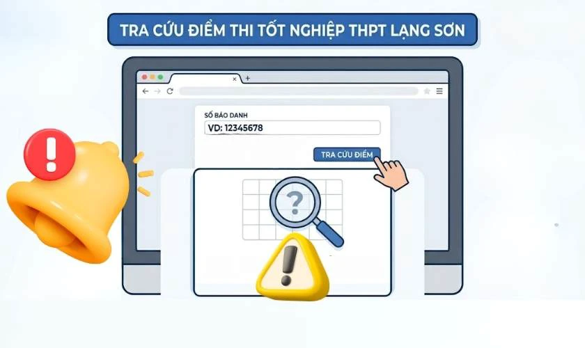 Không hiển thị kết quả điểm thi