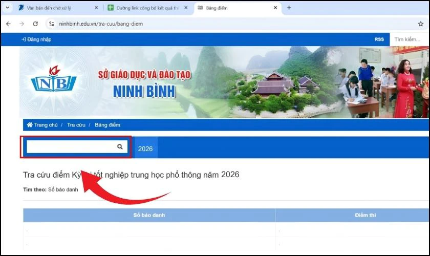 Tra cứu điểm thi tốt nghiệp THPT Ninh Bình ở đâu