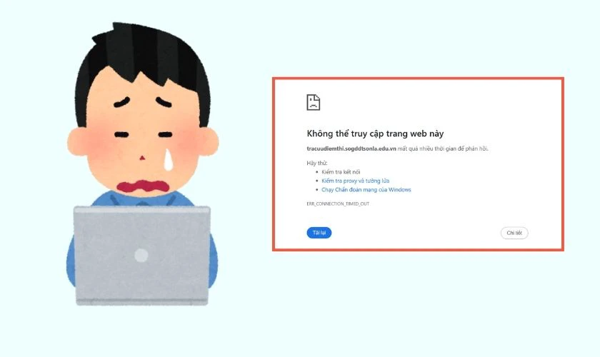 Lỗi thường gặp khi tra cứu điểm thi tốt nghiệp THPT Sơn La