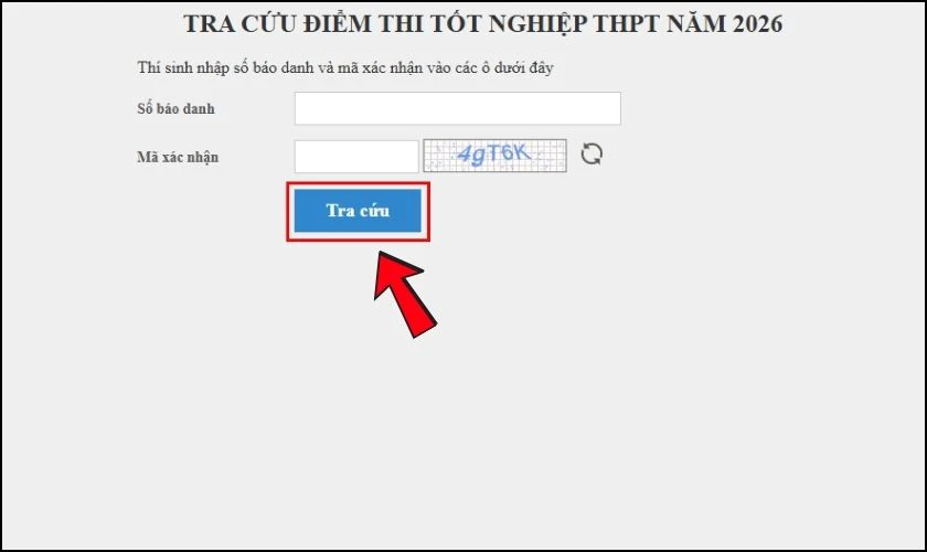 Xác nhận lệnh Tra cứu và xem kết quả