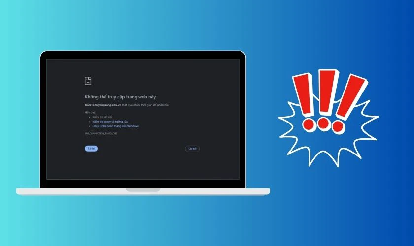 Lỗi thường gặp khi tra cứu điểm thi tốt nghiệp THPT Tuyên Quang