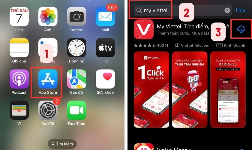 Tra cứu h&oacute;a đơn điện tử Viettel bằng app MyViettel