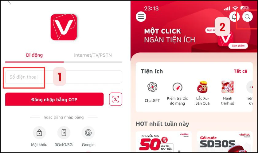 Tra cứu h&oacute;a đơn điện tử Viettel bằng app MyViettelTra cứu h&oacute;a đơn điện tử Viettel bằng app MyViettel nhanh