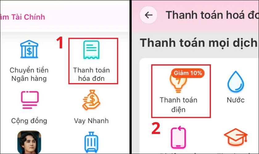 Cách tra cứu tiền điện theo mã khách hàng bằng ví điện tử