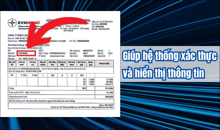 Mã khách hàng, mã danh bộ khi tra cứu tiền điện là gì?