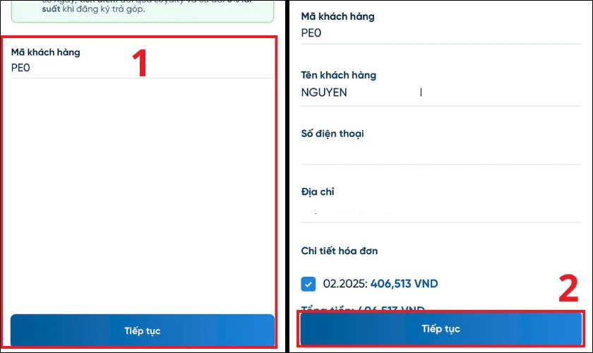 Cách tra cứu tiền điện qua bên thứ ba liên kết với EVN