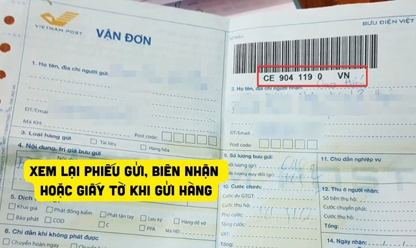 Không nhớ mã vận đơn VNPost thì phải làm gì?
