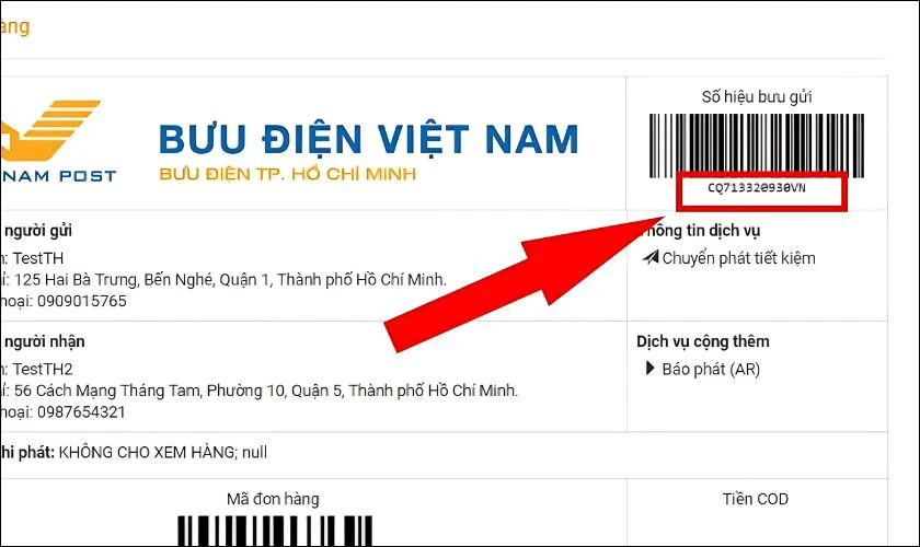 C&aacute;ch tra cứu m&atilde; vận đơn VNPost